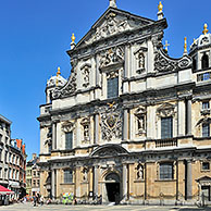 De Carolus Borromeuskerk aan het Hendrik Conscienceplein in Antwerpen, België
