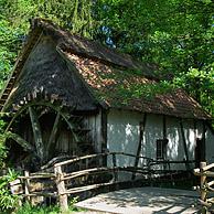 Watermolen in het openluchtmuseum Bokrijk, België
