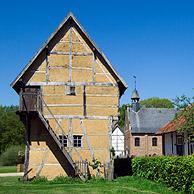 Spijker Diepenbeek, een opslagplaats voor graan in het opluchtmuseum Bokrijk, België
