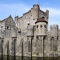 De burcht Gravensteen te Gent, België
