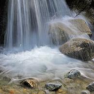 Waterval nabij de Pont d'Espagne te Cauterets, Pyreneeën, Frankrijk
